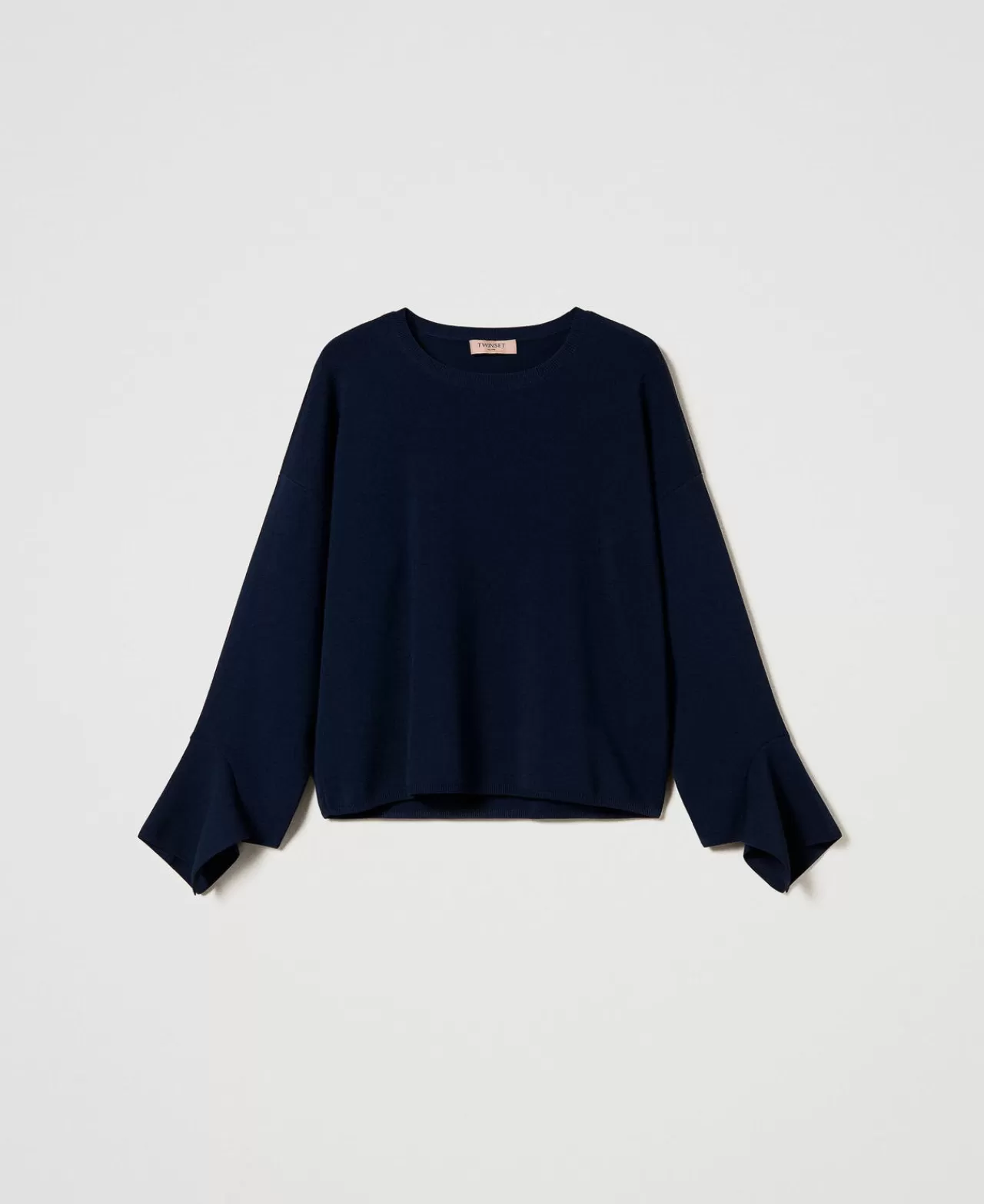 TWINSET Milano Rundhalspullover Mit Volants