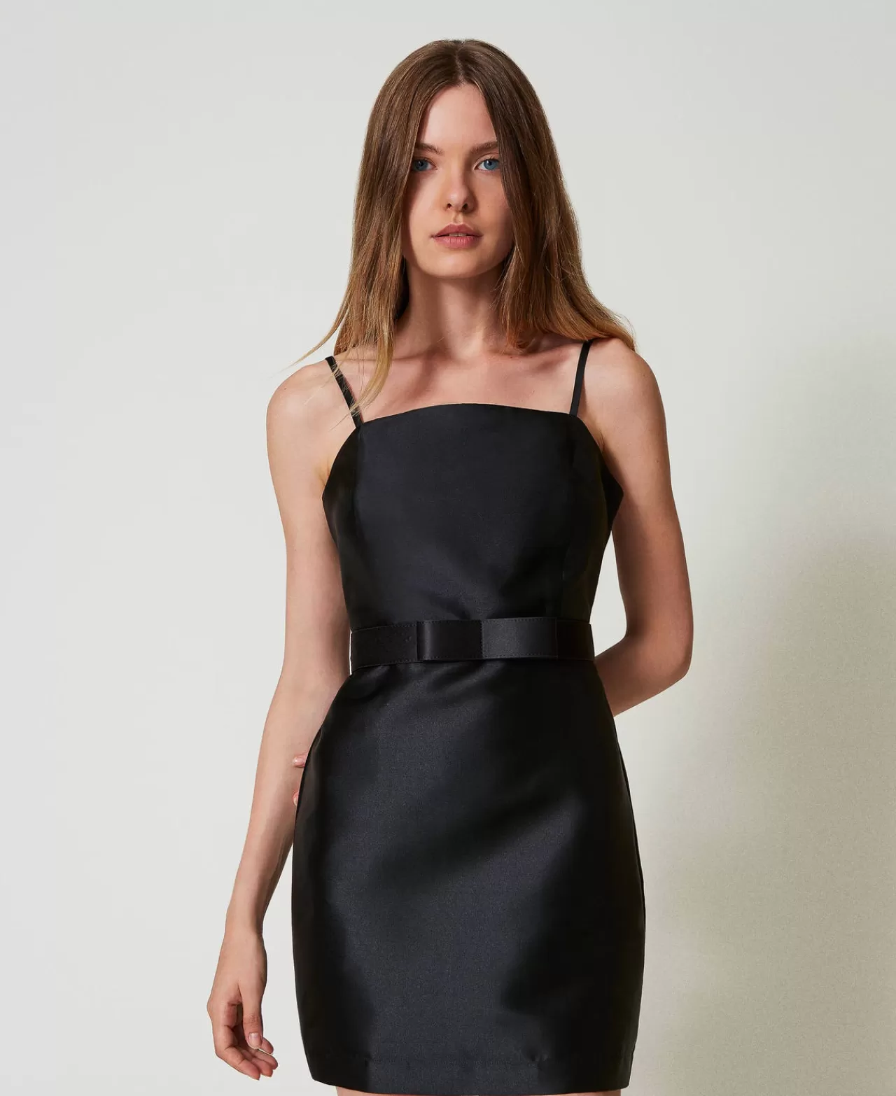TWINSET Milano Satingürtel Mit Schleife