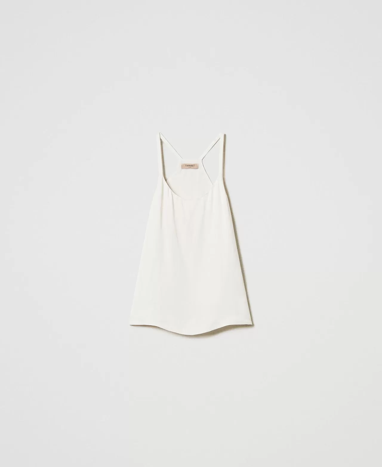 TWINSET Milano Satintop Mit Schmalen Trägern