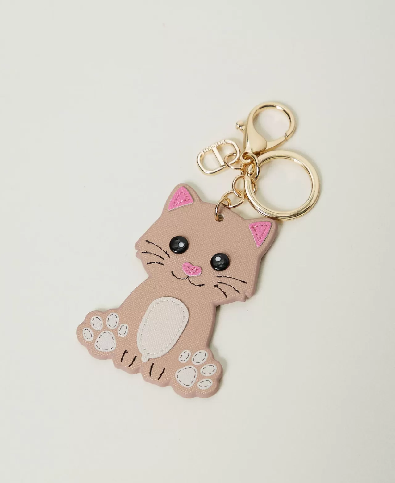 TWINSET Milano Schlüsselanhänger Mit Katze Und Oval T