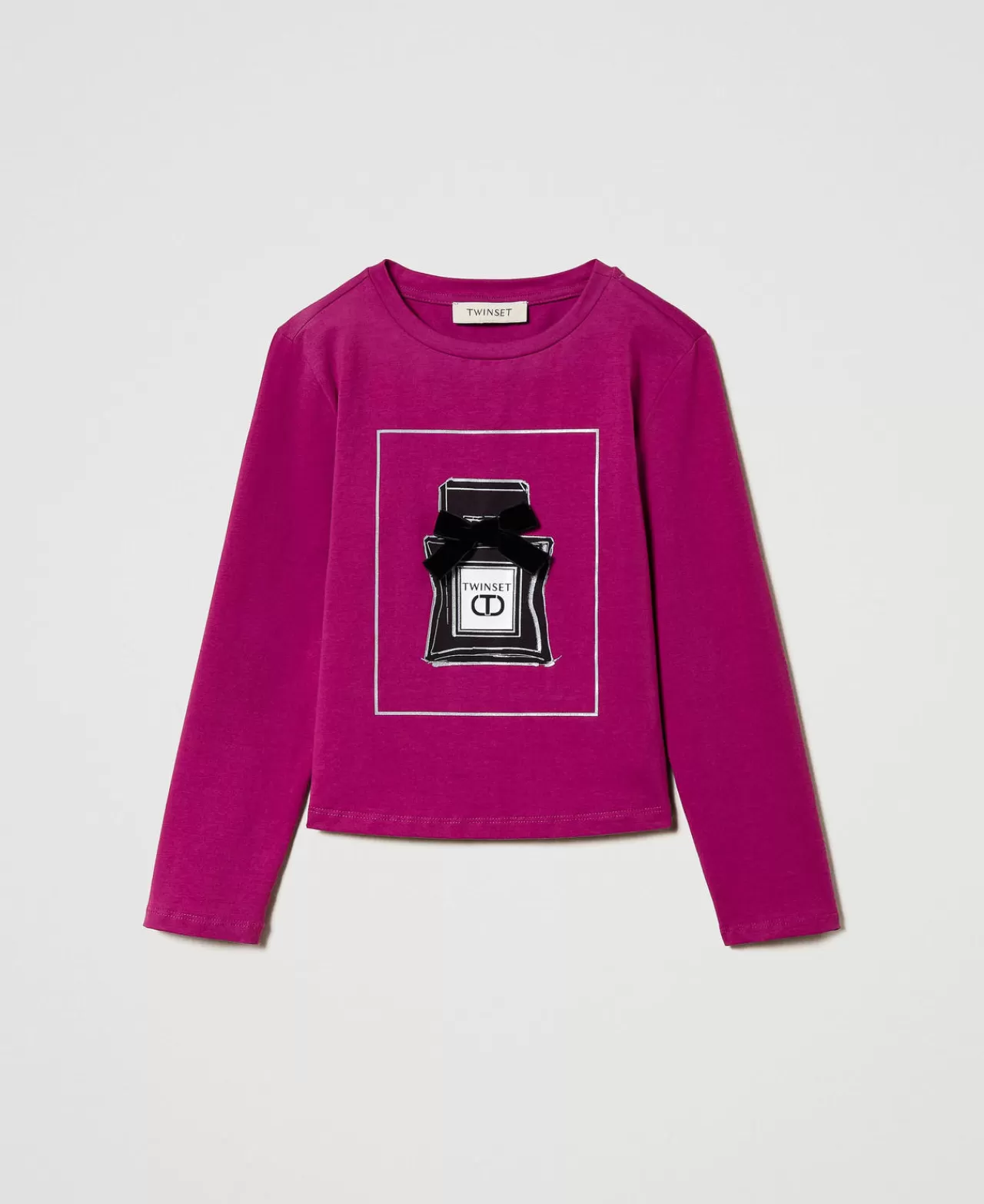 TWINSET Milano Shirt Mit Print Und Glitzer
