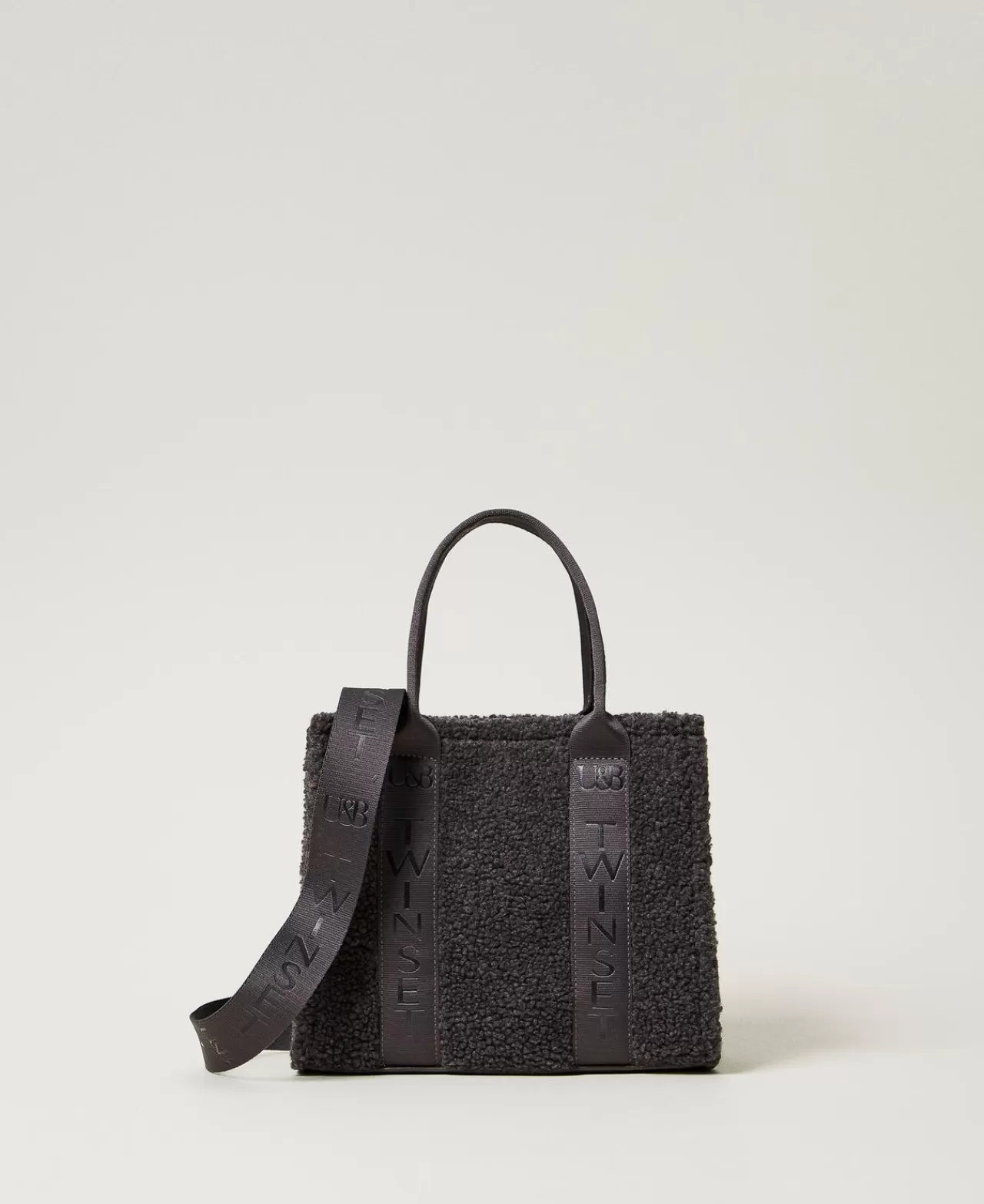 TWINSET Milano Shopper Aus Pelzimitat Im Teddylook