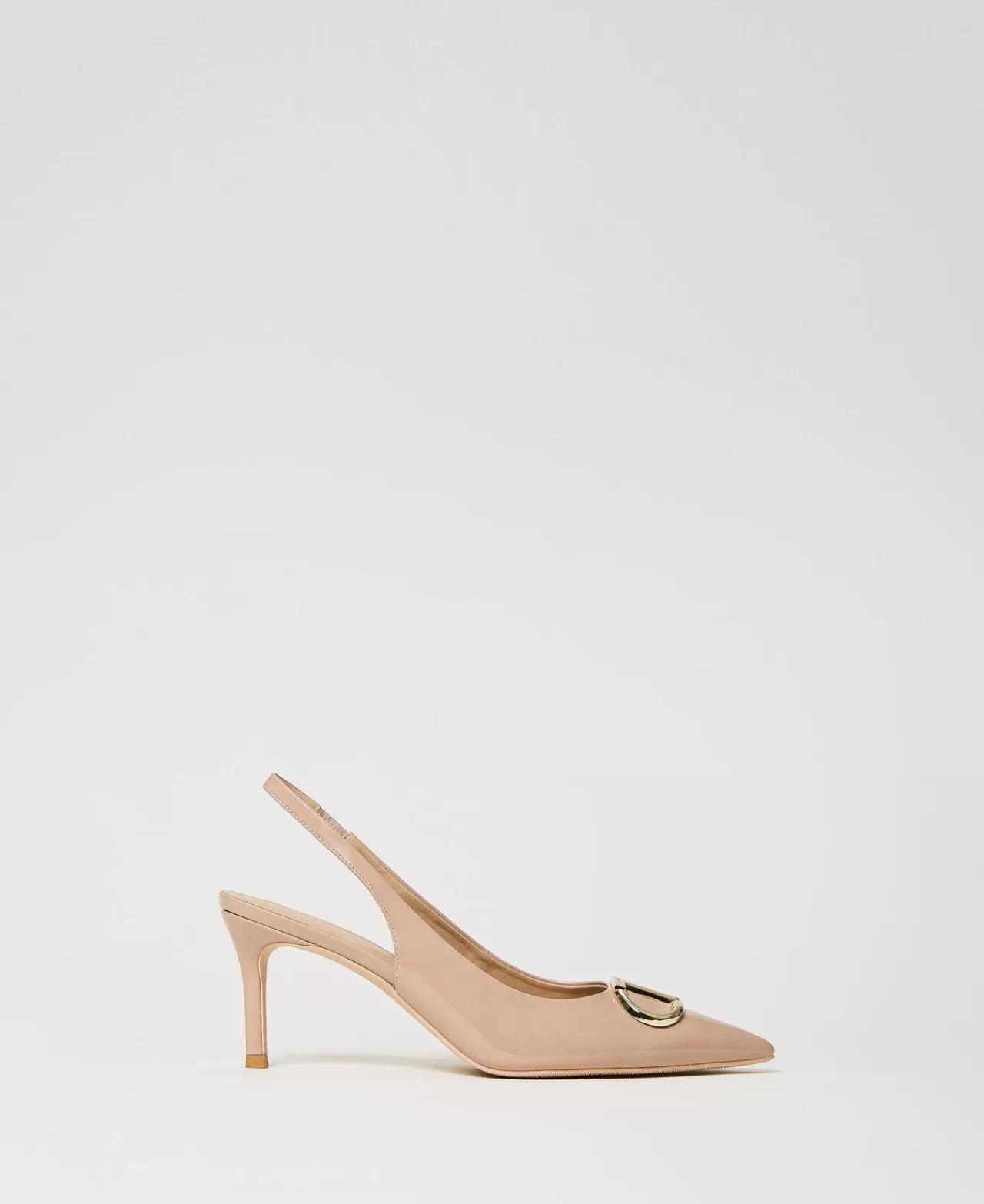 TWINSET Milano Slingback-Pumps In Lackoptik