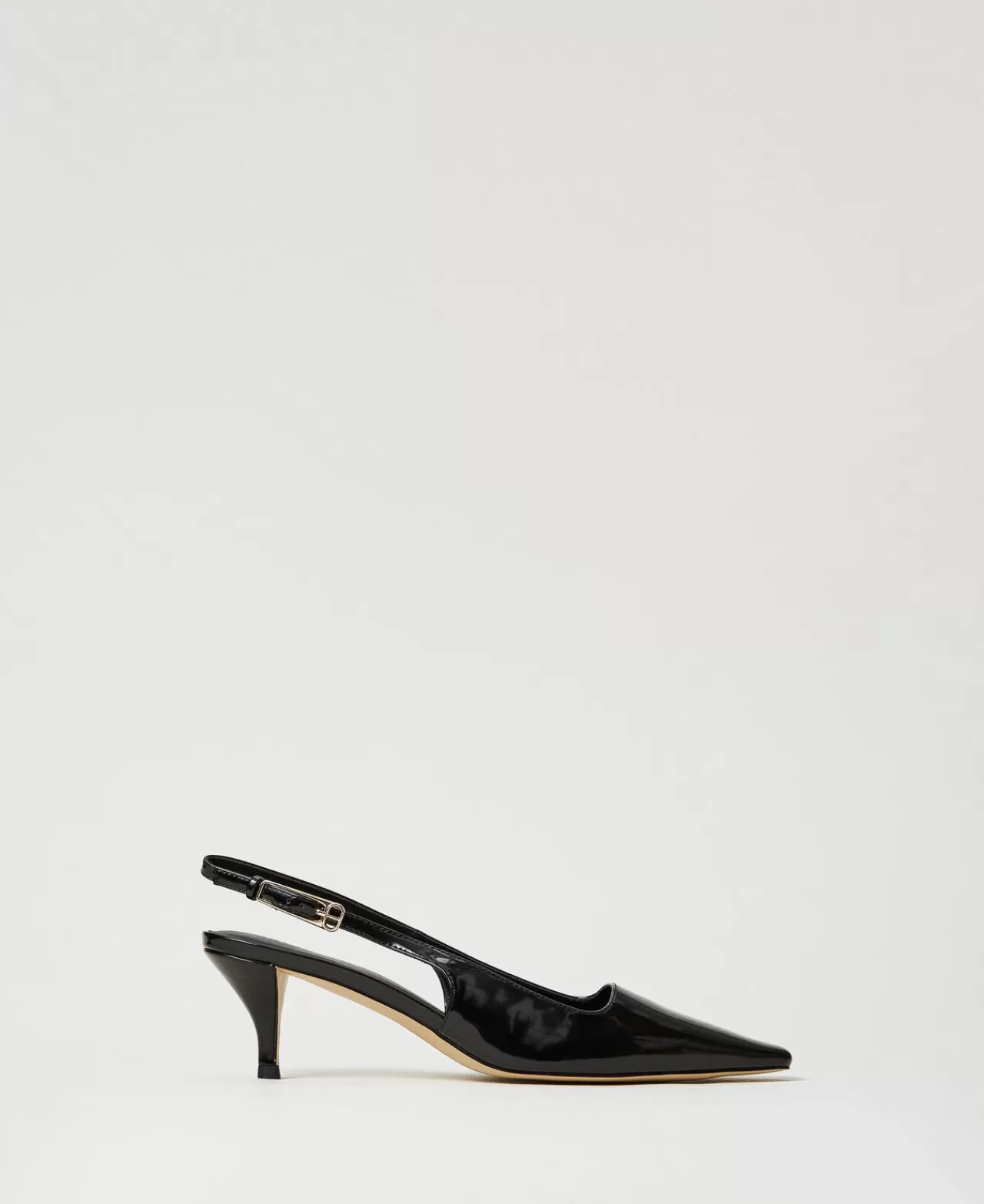 TWINSET Milano Slingback-Pumps In Lackoptik