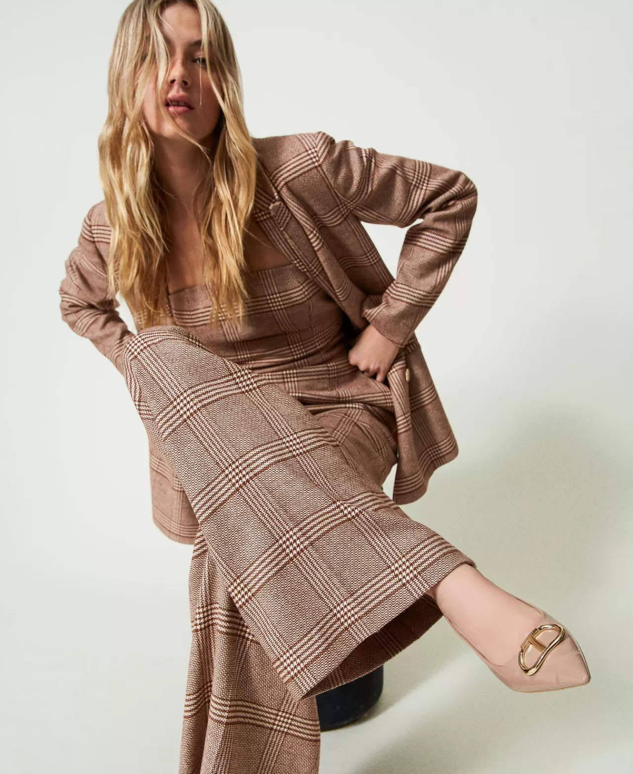 TWINSET Milano Slingback-Pumps In Lackoptik