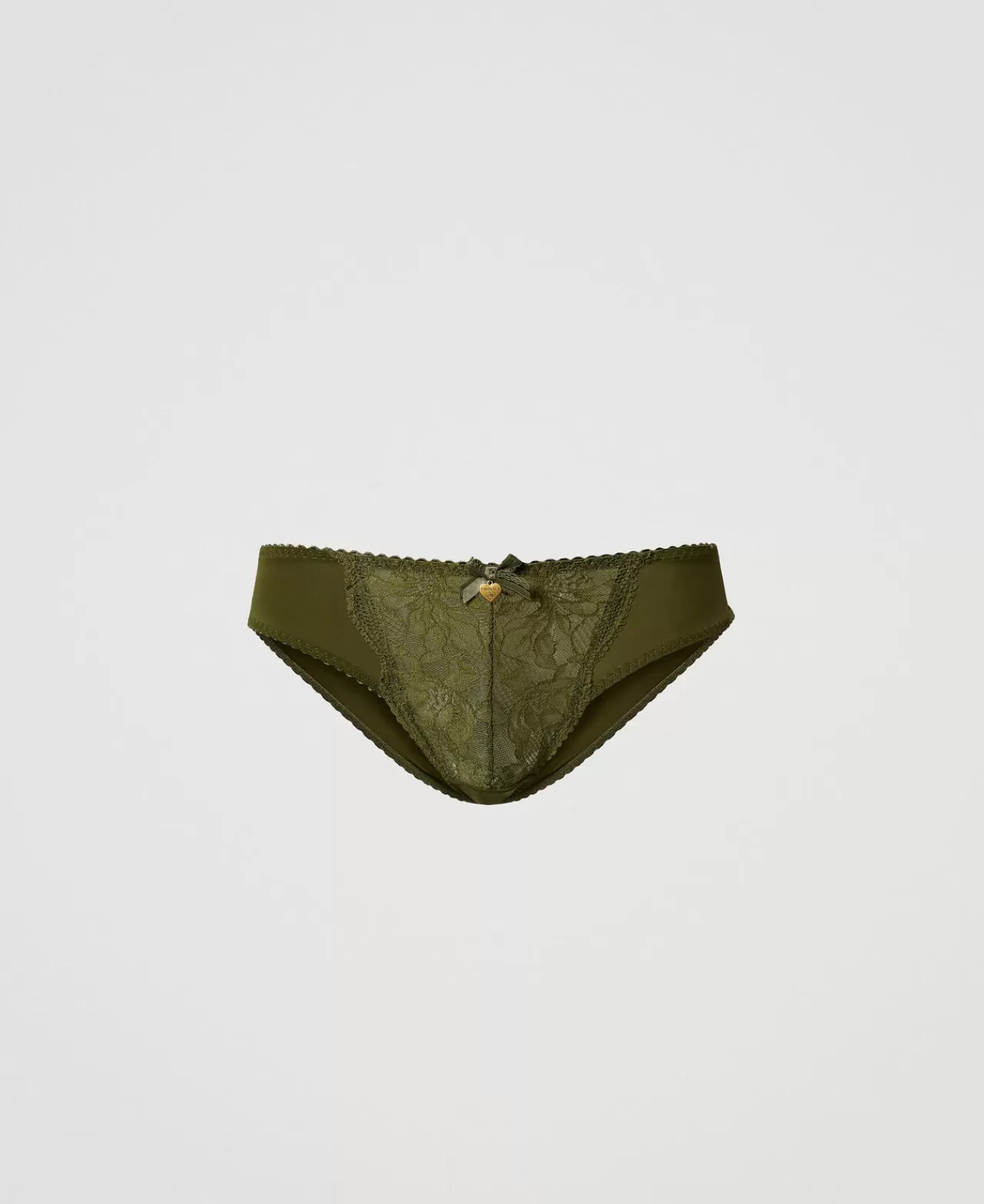 TWINSET Milano Slip Aus Spitze Und Charmeuse