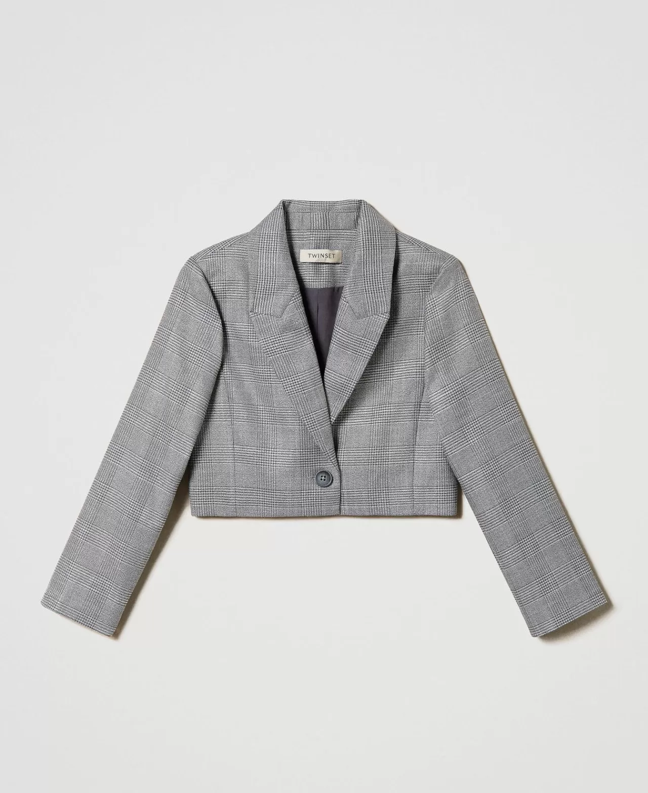 TWINSET Milano Spenzer Mit Prince-of-Wales-Muster