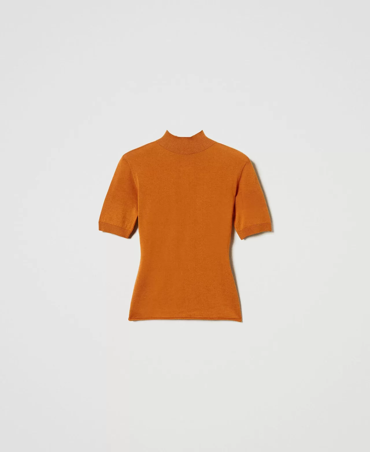 TWINSET Milano Stehkragenpullover Aus Seide Und Kaschmir