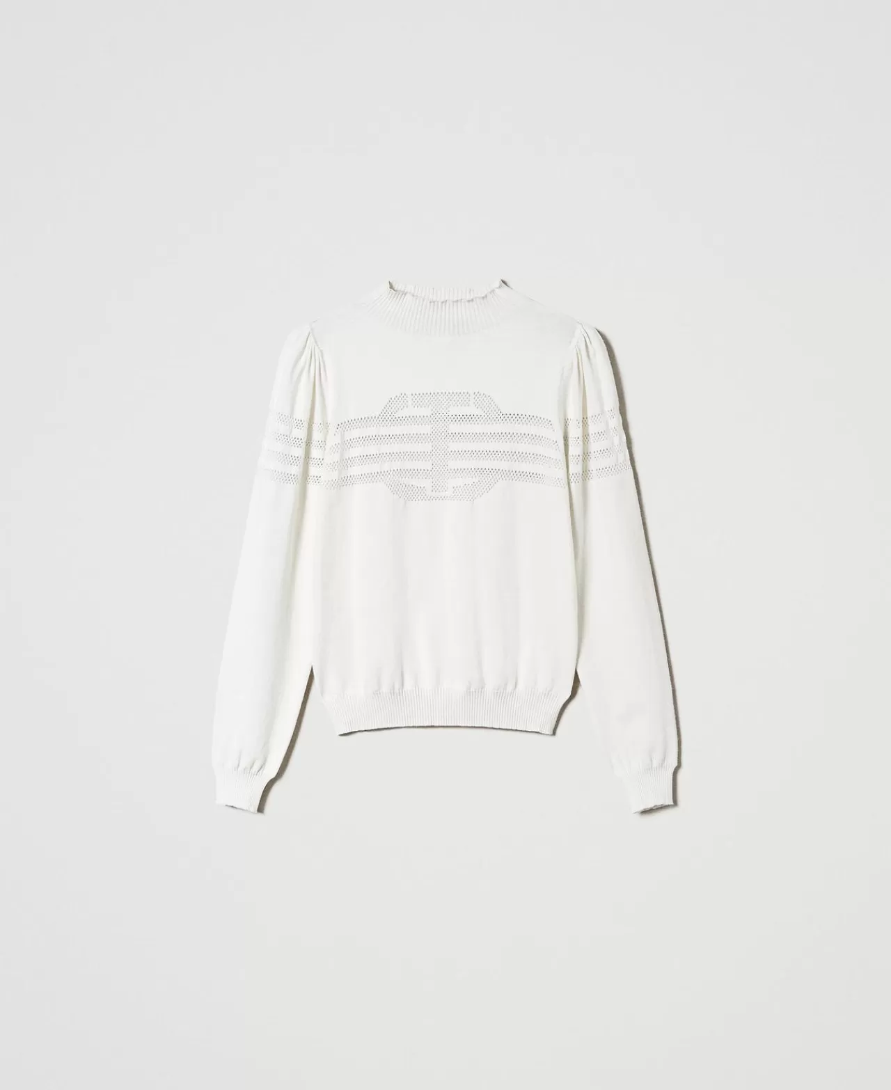 TWINSET Milano Stehkragenpullover Mit „Oval T“-Detail