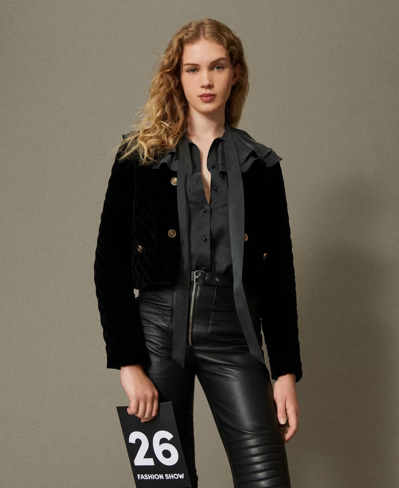 TWINSET Milano Steppjacke Aus Samt