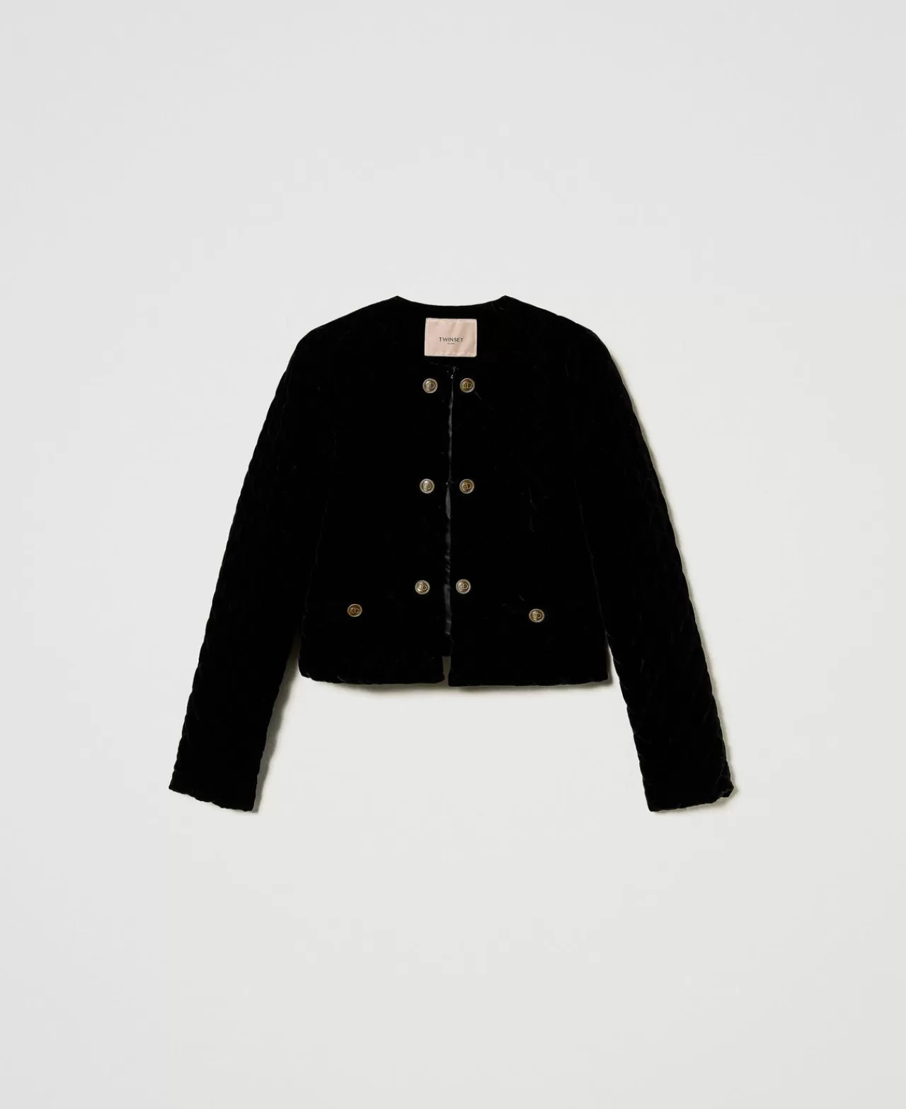 TWINSET Milano Steppjacke Aus Samt