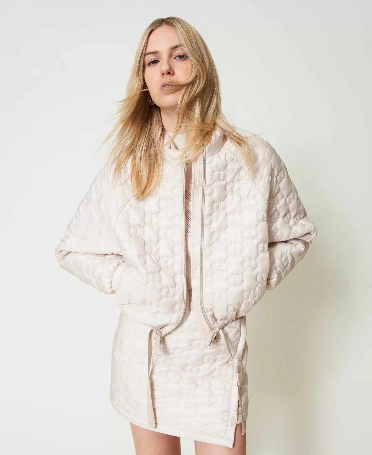 TWINSET Milano Steppjacke Mit Oval T