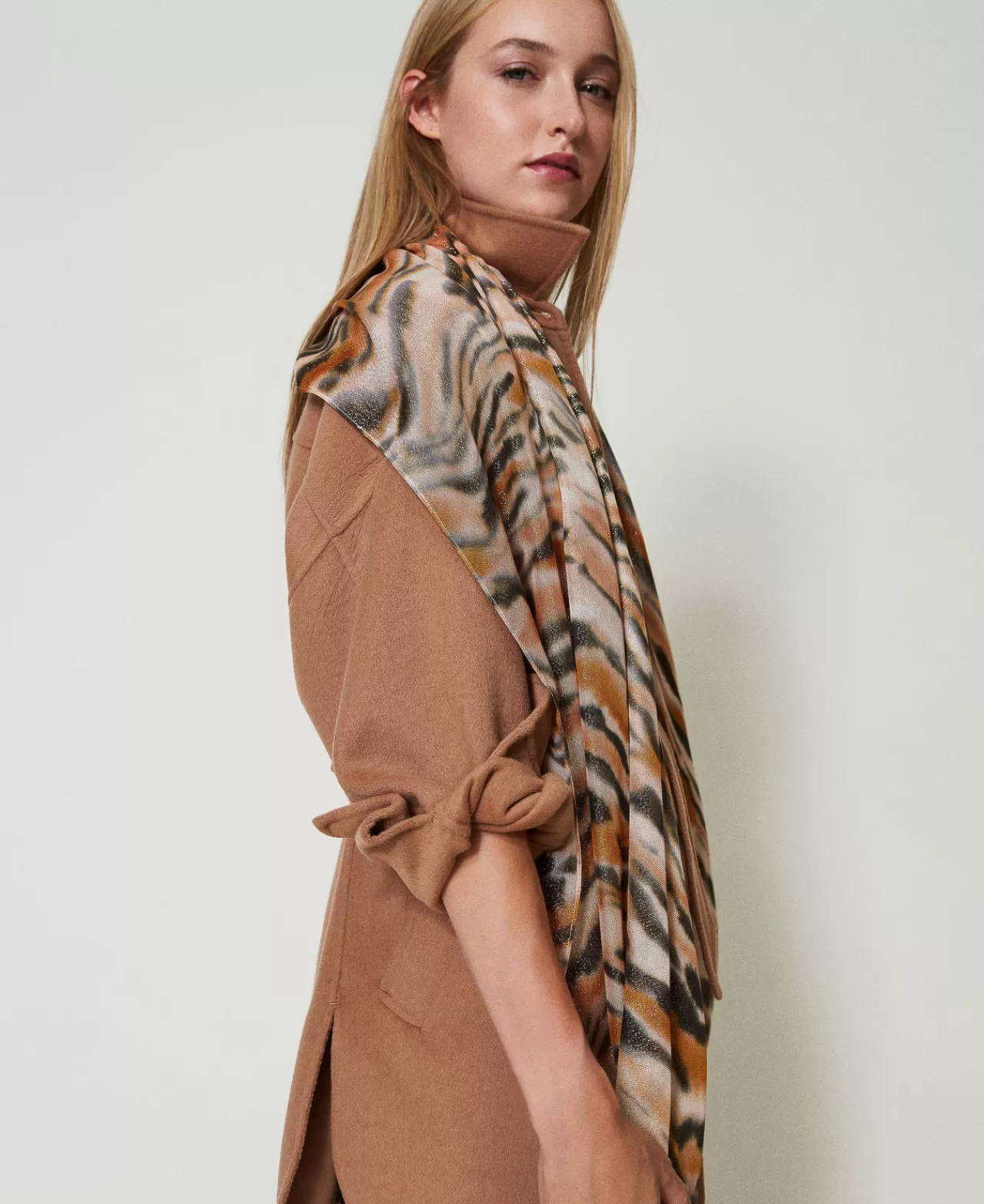 TWINSET Milano Stola Mit Animalprint