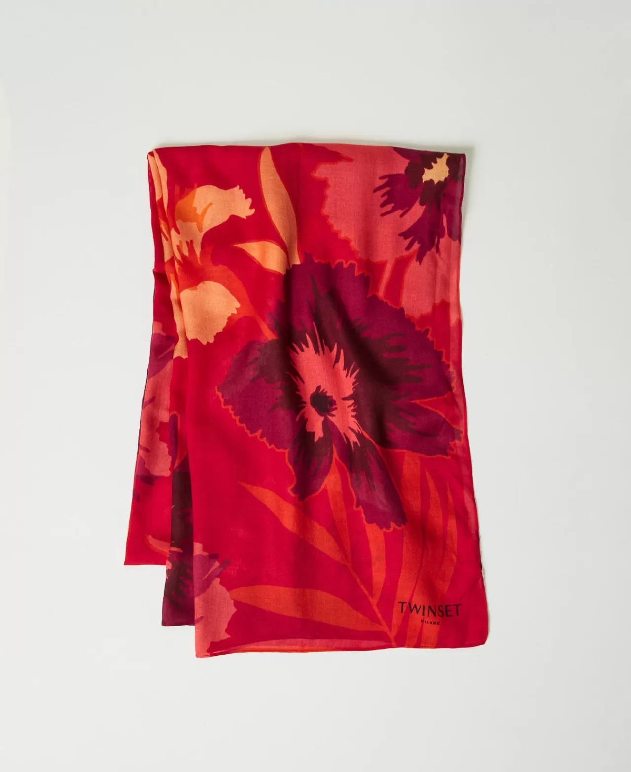 TWINSET Milano Stola Mit Floralem Print