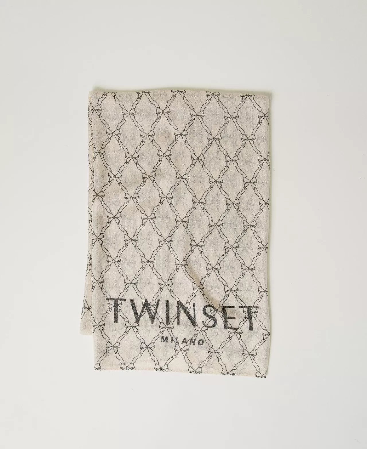 TWINSET Milano Stola Mit Schleifenprint Und Logo