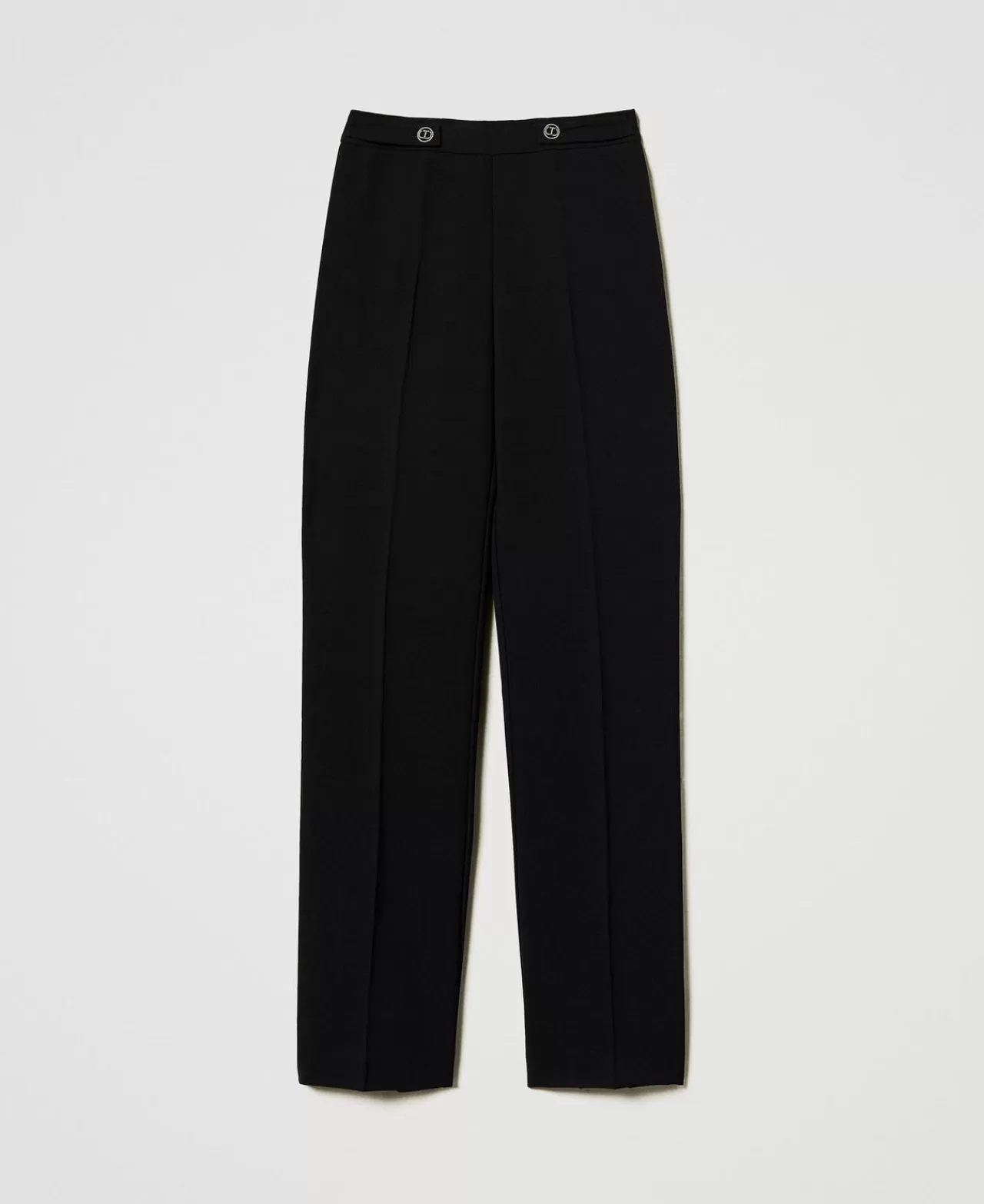 TWINSET Milano Straight-Leg-Hose Aus Crêpe-Cady