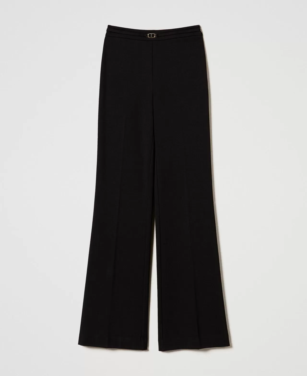 TWINSET Milano Straight-Leg-Hose Mit „Oval T“-Gürtel