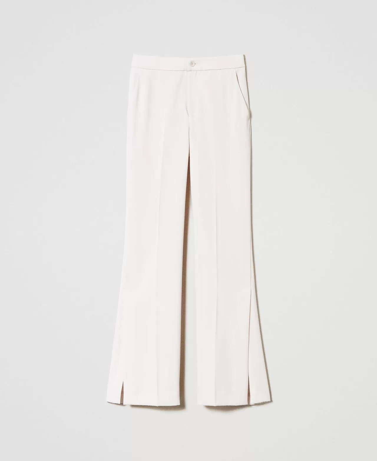 TWINSET Milano Straight-Leg-Hose Mit Schlitzen