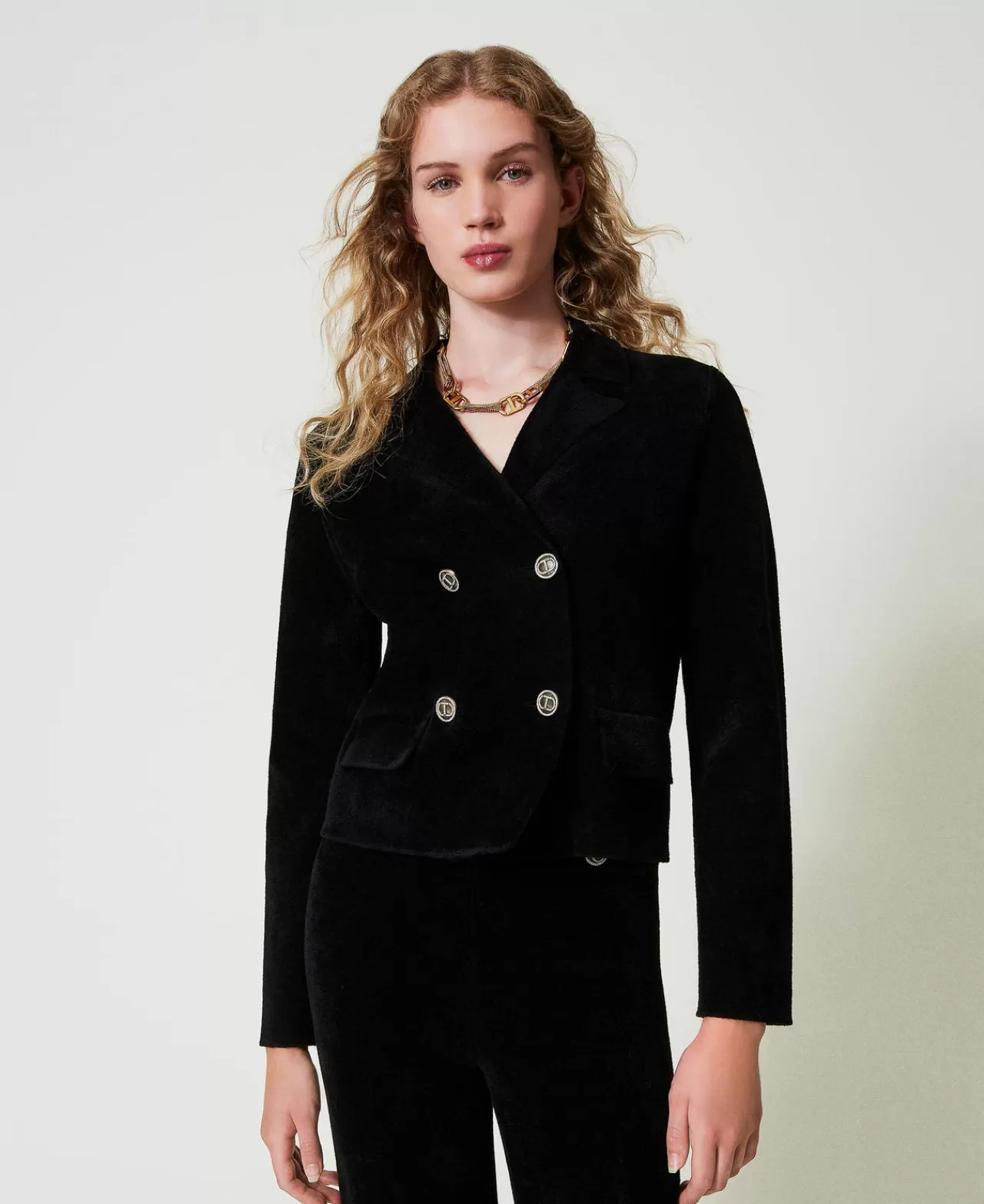 TWINSET Milano Strickjacke Mit „Oval T“-Knöpfen