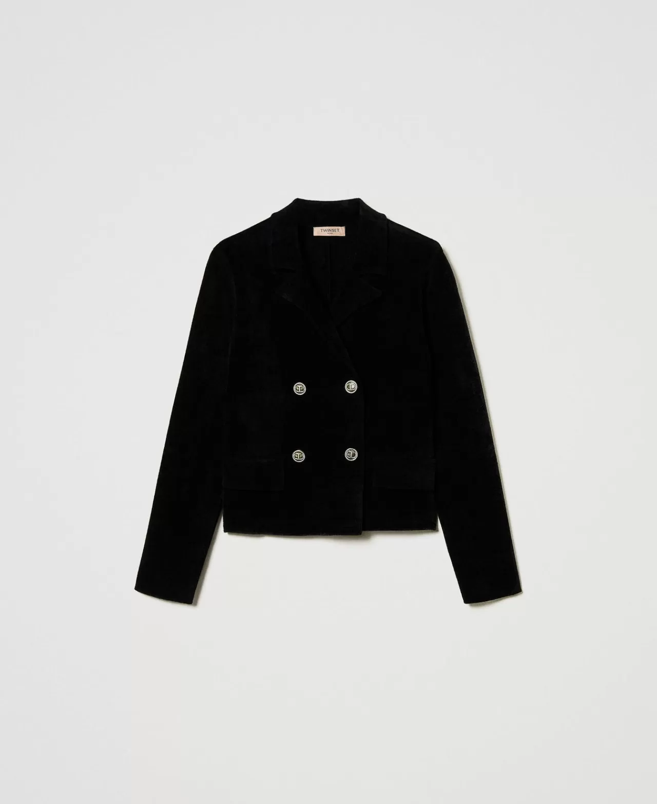 TWINSET Milano Strickjacke Mit „Oval T“-Knöpfen