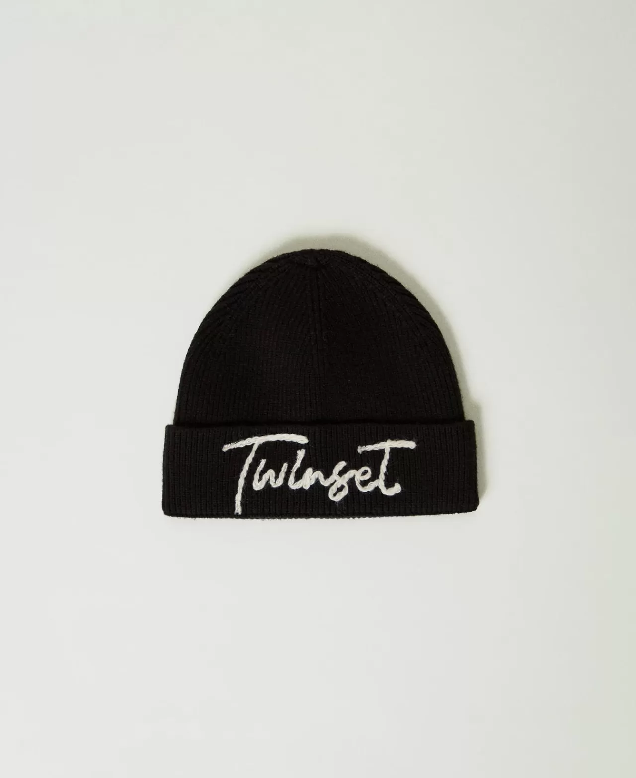 TWINSET Milano Strickmütze Mit Sticklogo