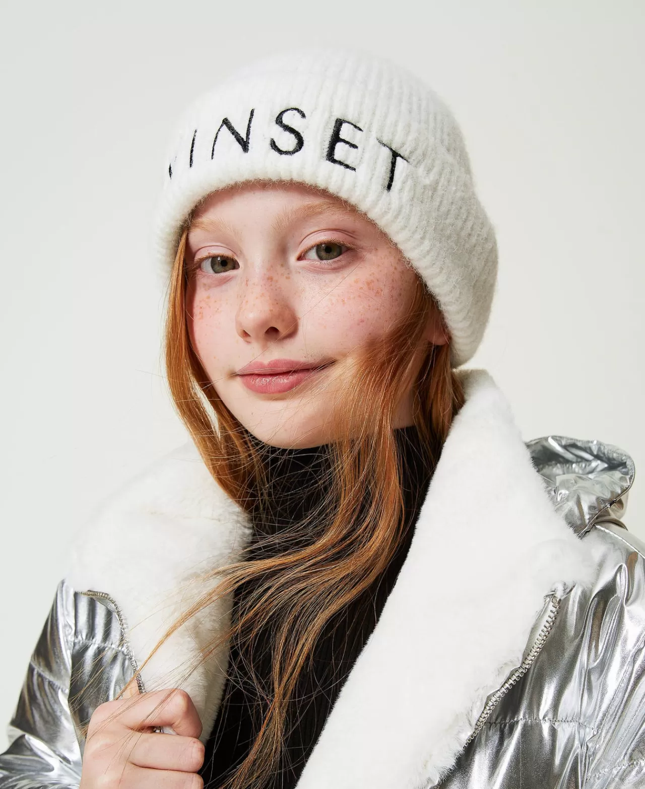 TWINSET Milano Strickmütze Mit Sticklogo
