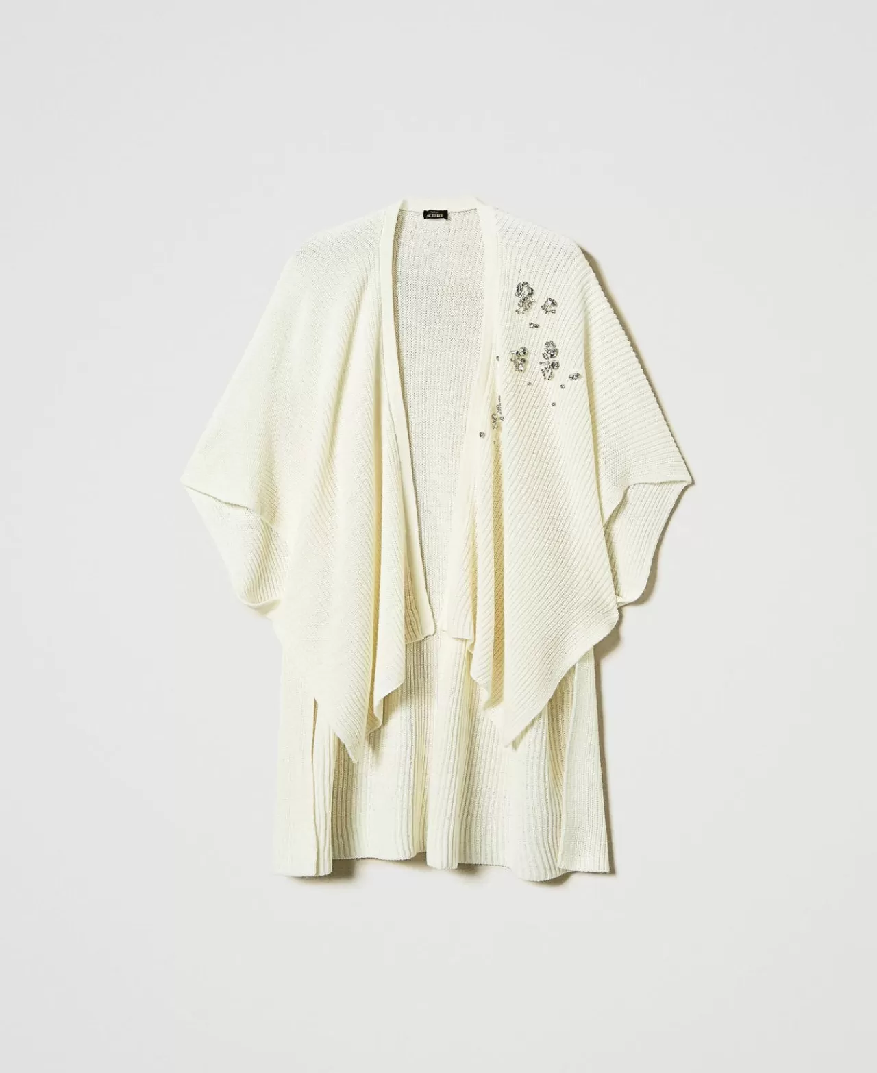 TWINSET Milano Strickponcho Mit Stickereien