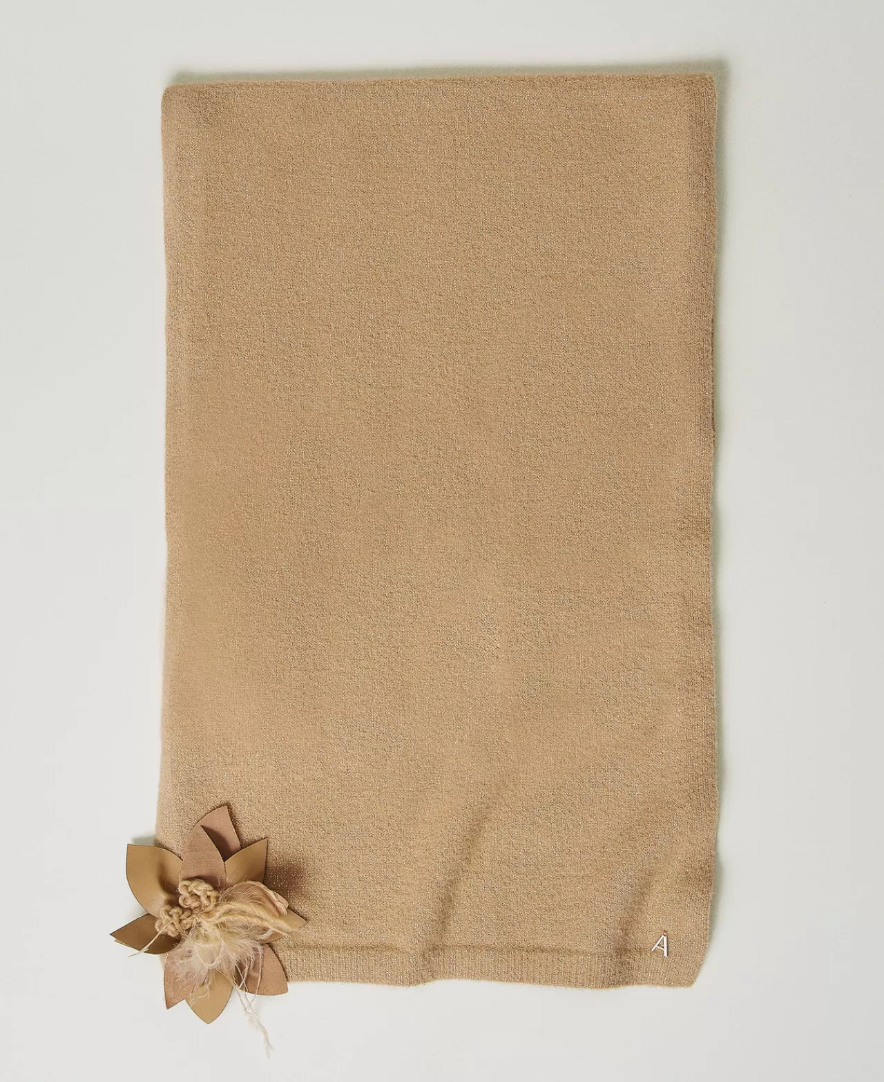 TWINSET Milano Strickschal Mit Blumenbrosche