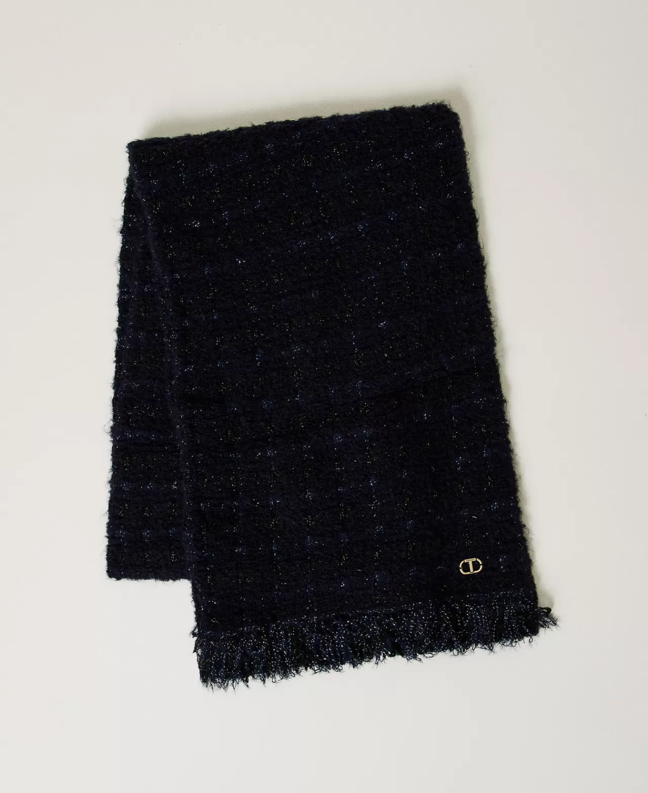 TWINSET Milano Strickschal Mit Lurex Und Fransen