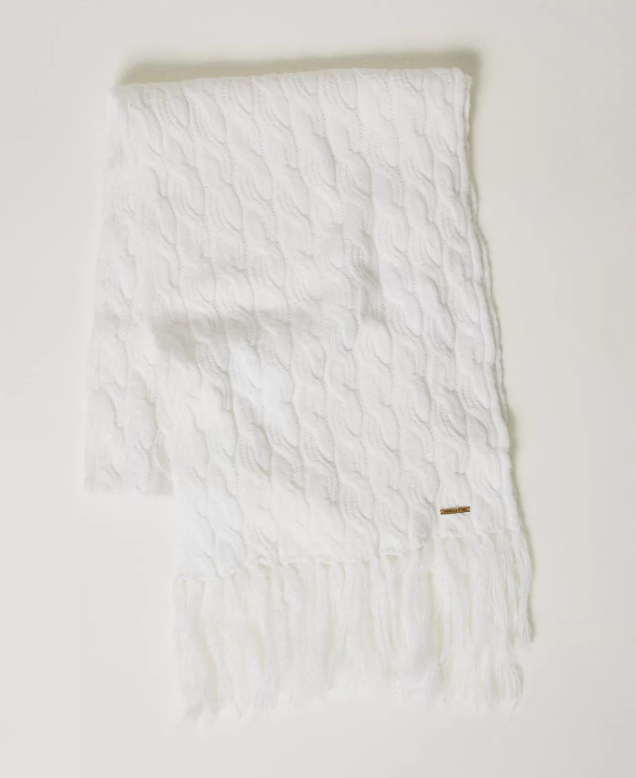 TWINSET Milano Strickschal Mit Zopfmuster