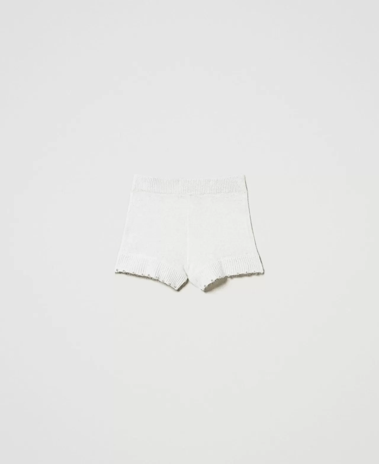 TWINSET Milano Strickshorts Aus Angoramischung Mit Perlen