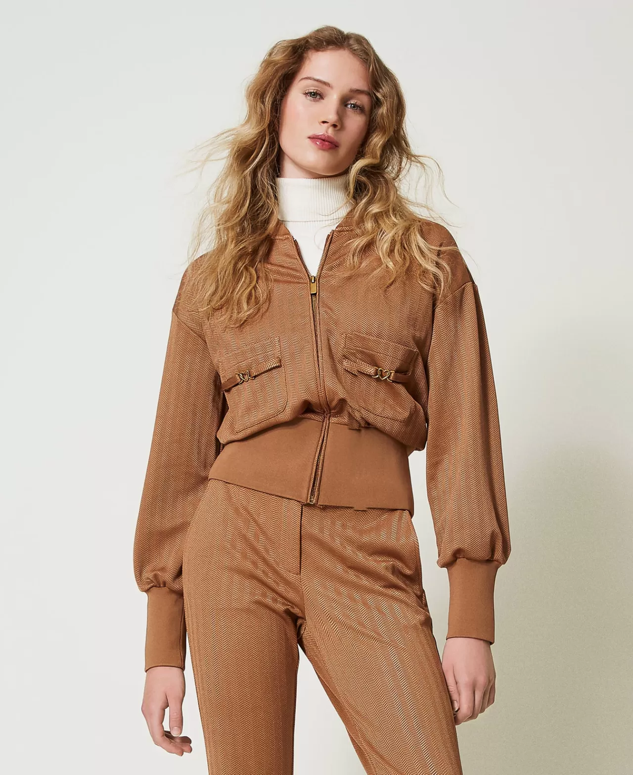 TWINSET Milano Sweatjacke Aus Jacquard-Scuba