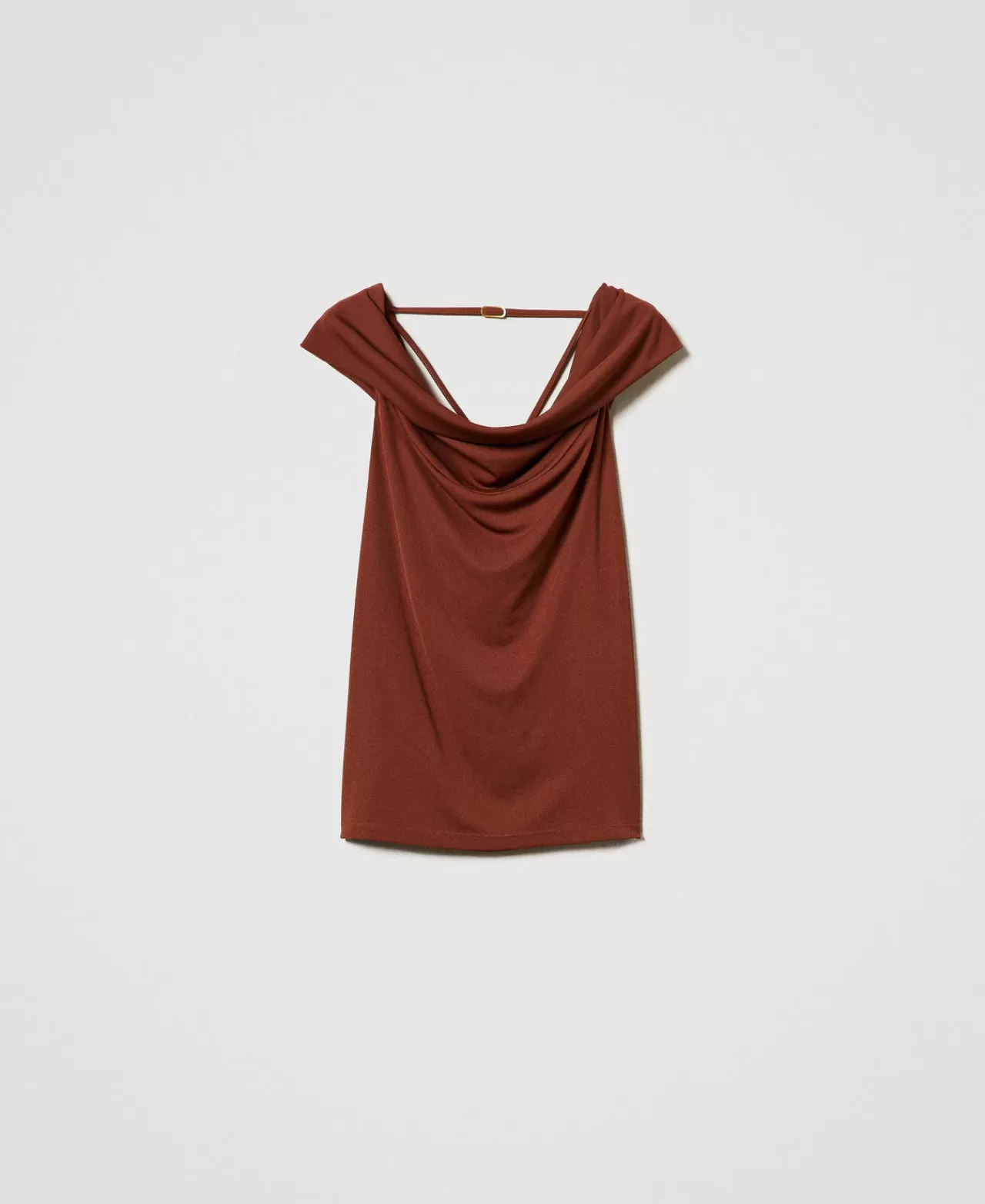 TWINSET Milano Top Mit Wasserfallausschnitt