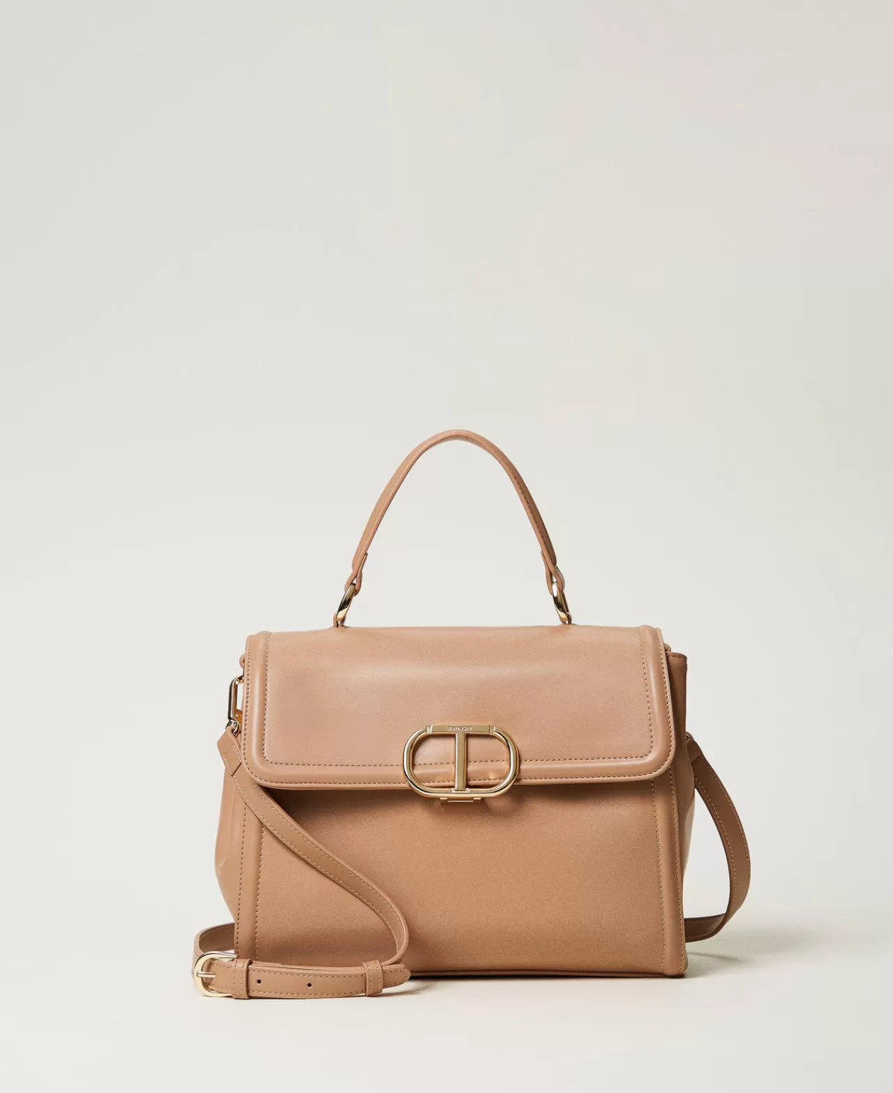 TWINSET Milano Top-Handle-Bag „Brera“ Mit „Oval T“-Schließe