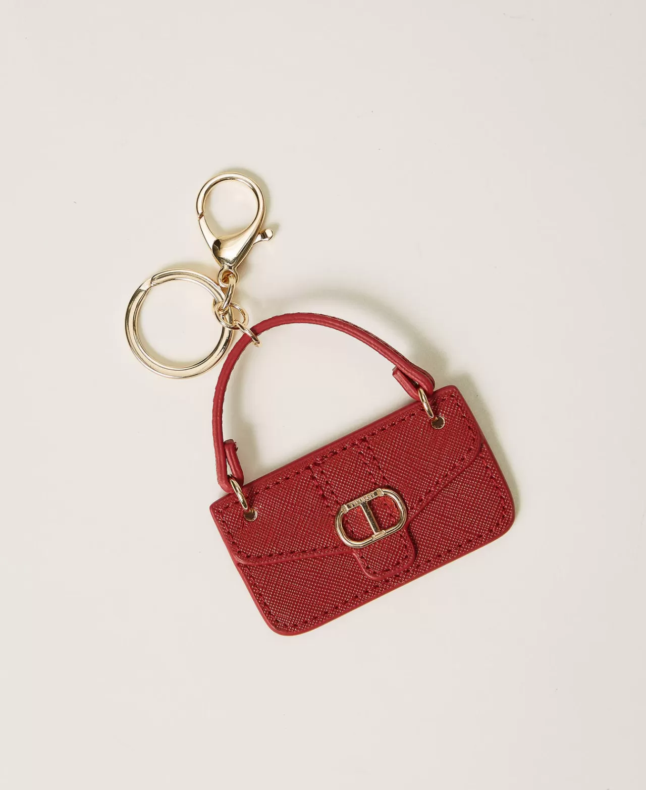 TWINSET Milano Täschchen-Schlüsselanhänger Mit Oval T