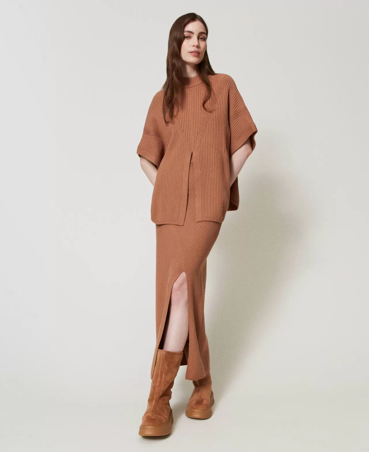 TWINSET Milano Wattierte Plateaustiefel