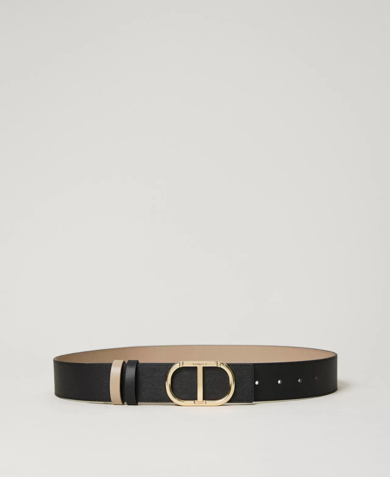 TWINSET Milano Wendegürtel Aus Leder Mit Oval T