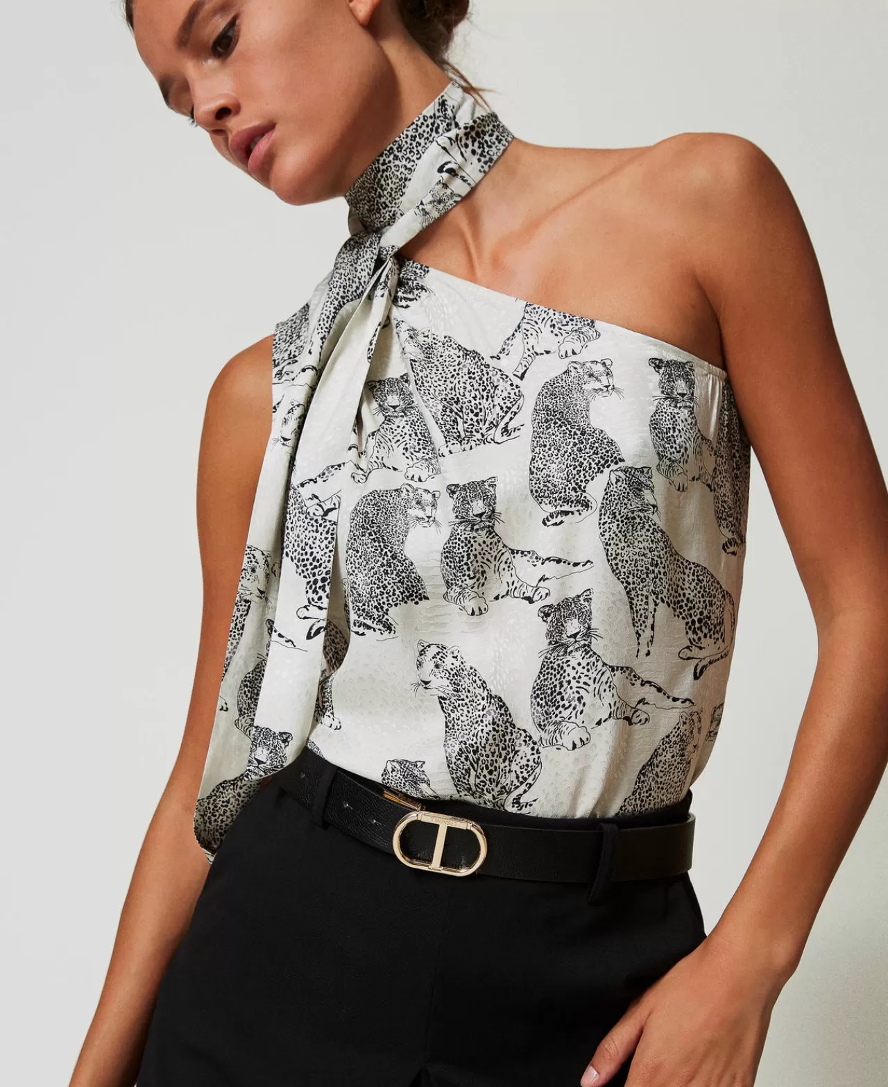 TWINSET Milano Wendegürtel Mit „Oval T“-Schnalle
