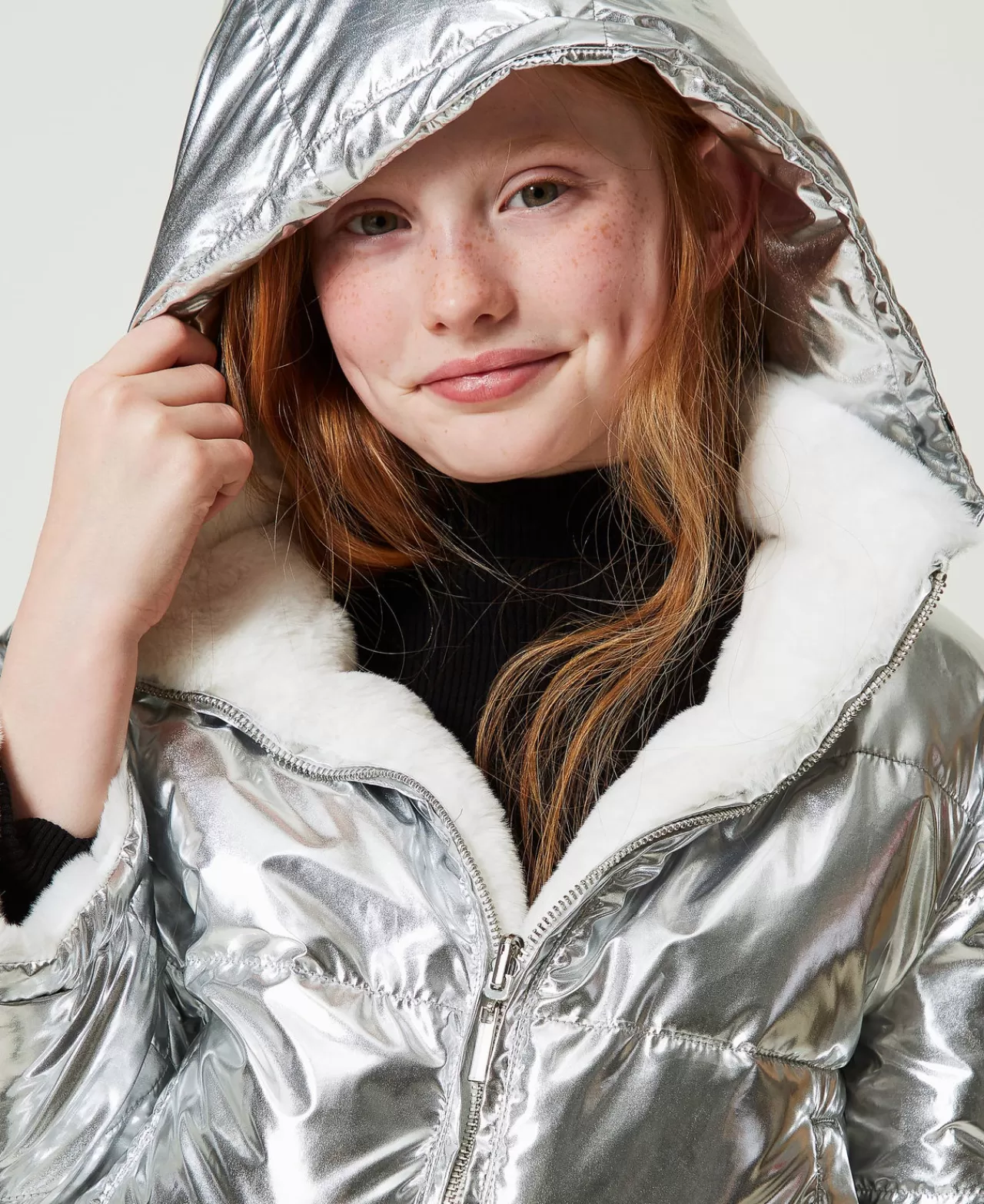 TWINSET Milano Wendejacke Aus Pelzimitat