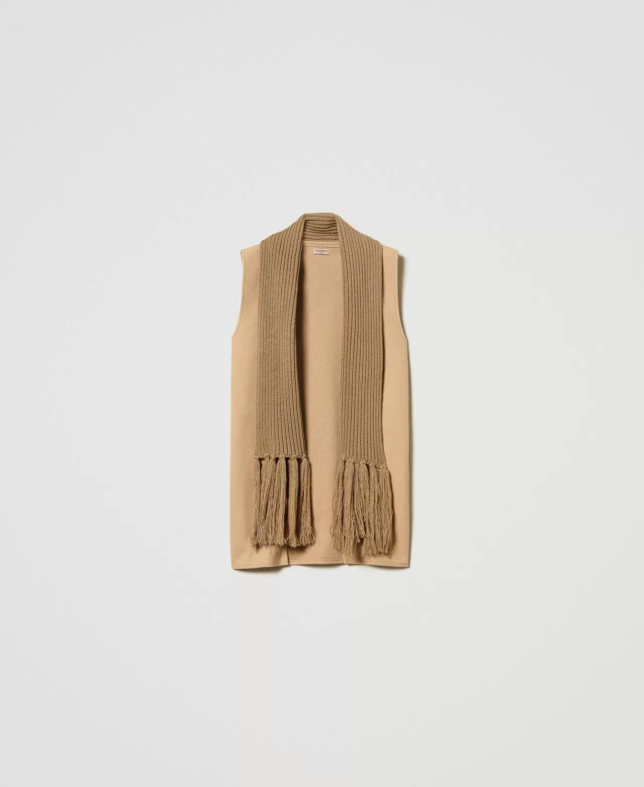TWINSET Milano Weste Aus Tuch Mit Fransen