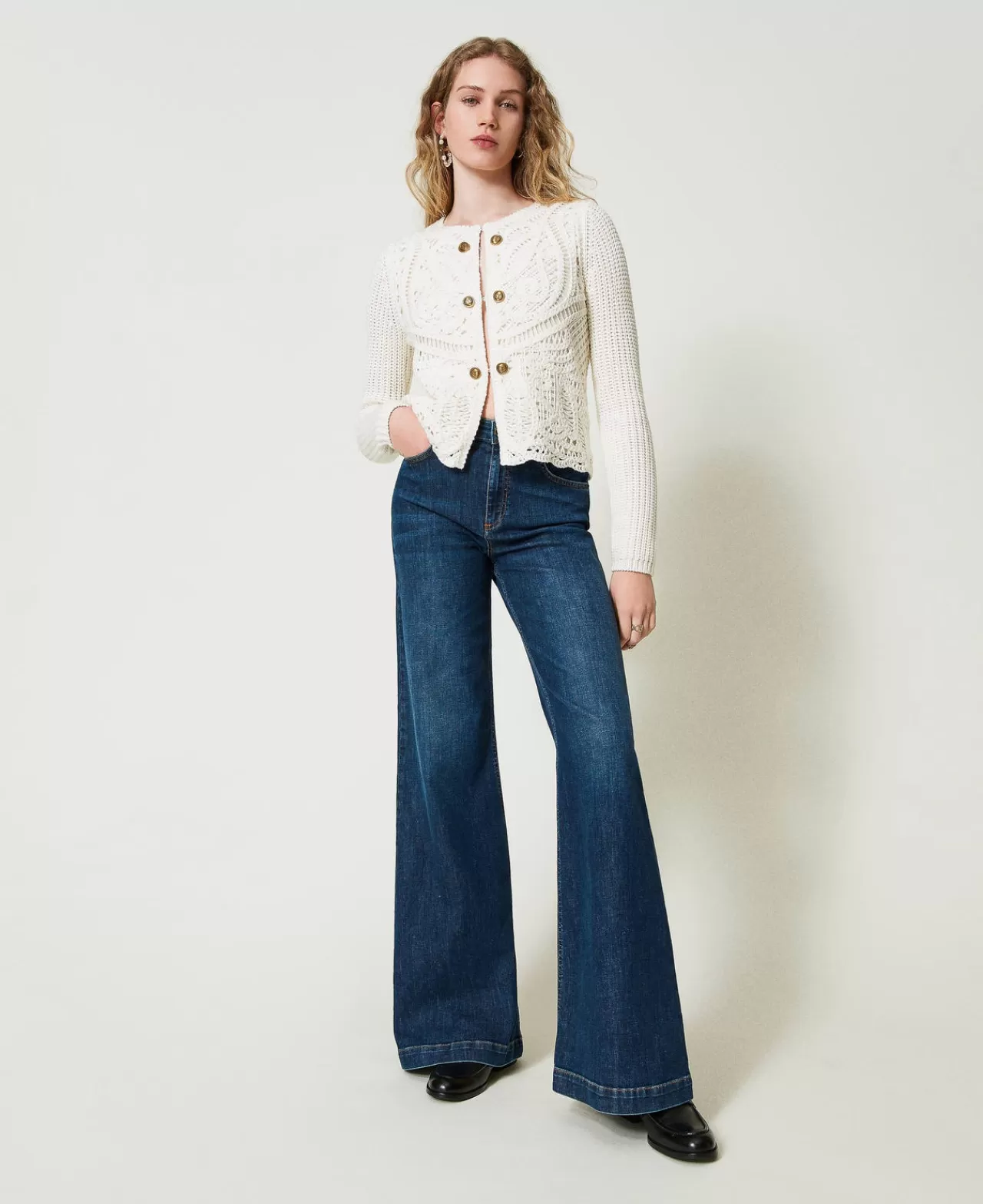 TWINSET Milano Wide-Leg-Jeans Mit Fünf Taschen