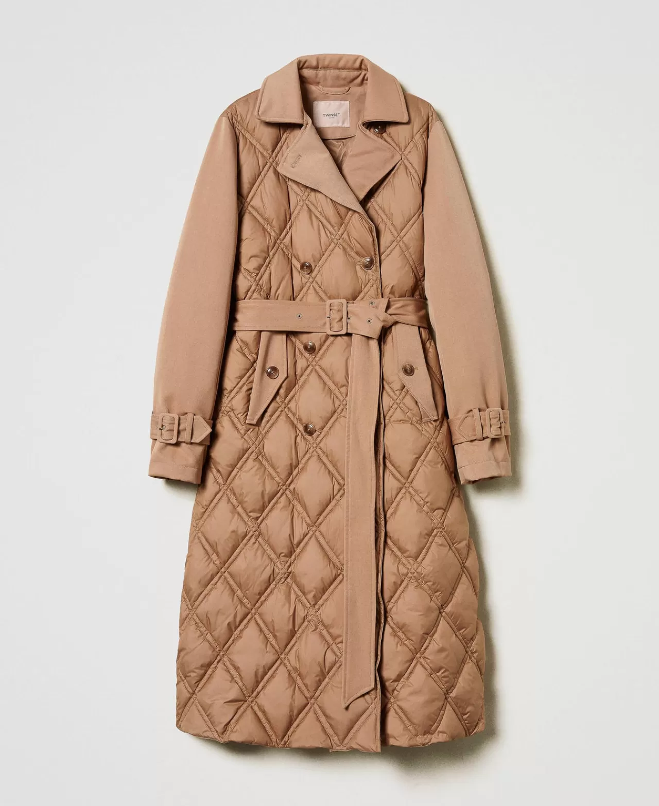 TWINSET Milano Zweireihiger Steppmantel